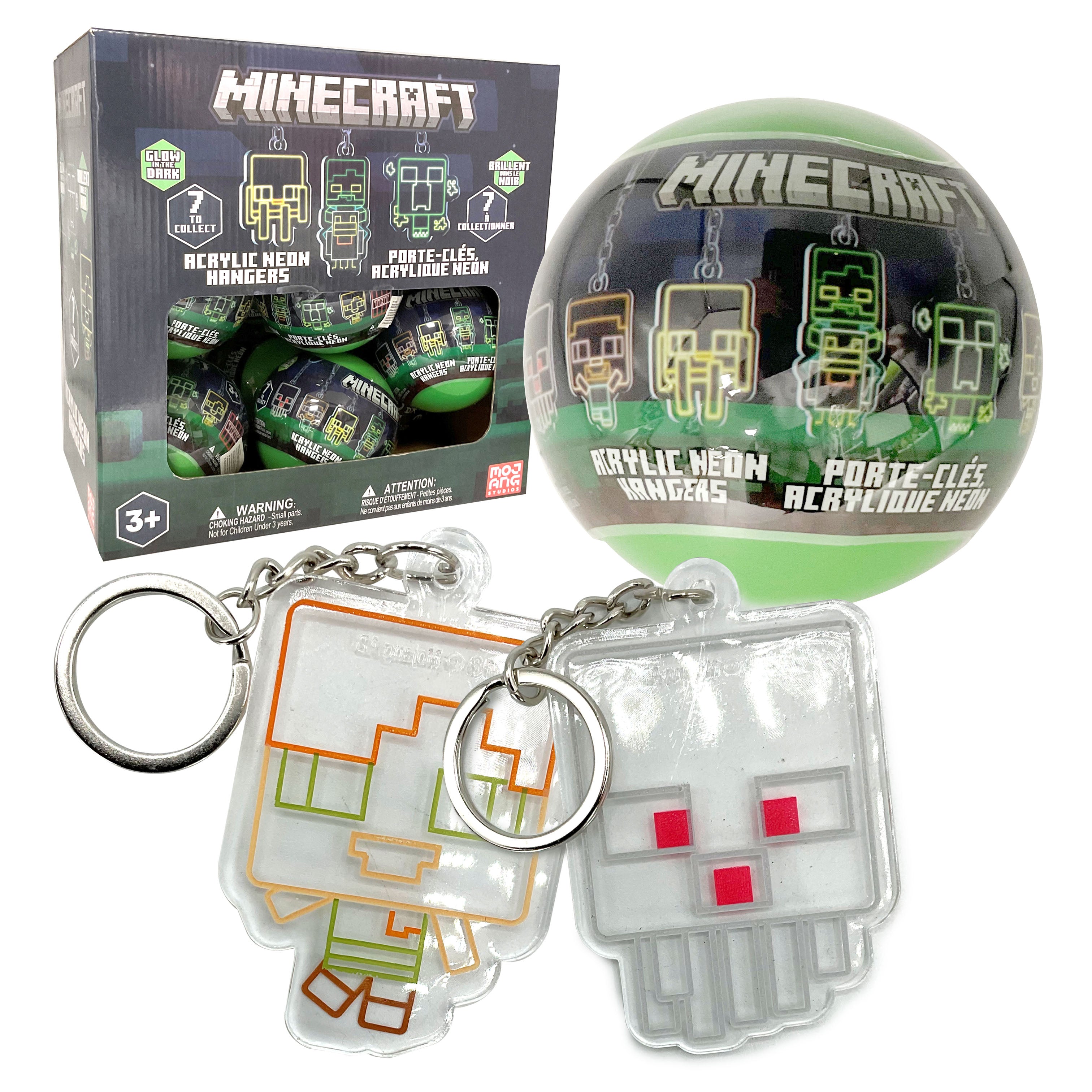 Minecraft Glow-in-the-Dark Acrylic Hanger Mystery Capsule Series 2