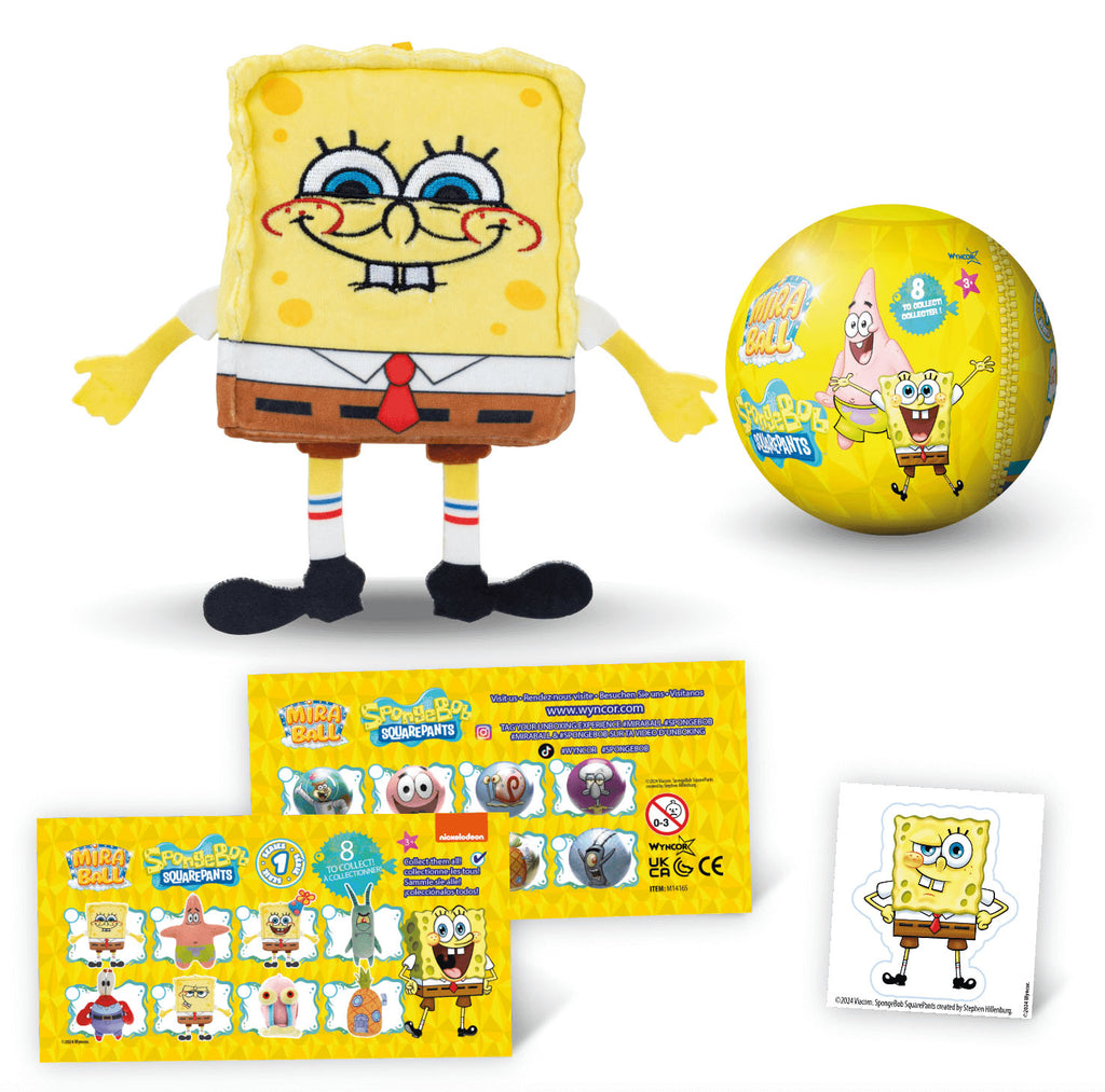 MiraBall Surprises SpongeBob SquarePants Mystery Plush Ball