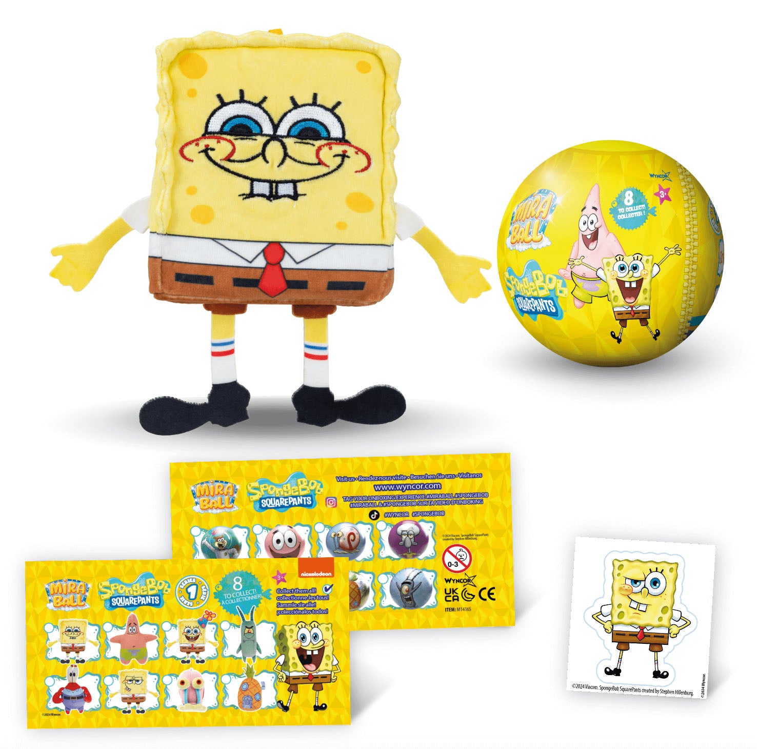 MiraBall Surprises SpongeBob SquarePants Mystery Plush Ball