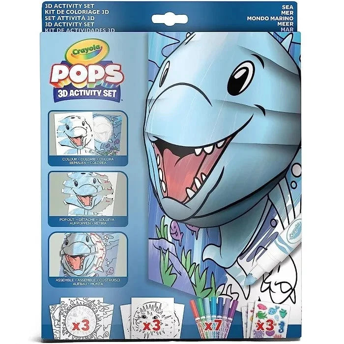 Crayola POPS 3D Activity Set - Sea