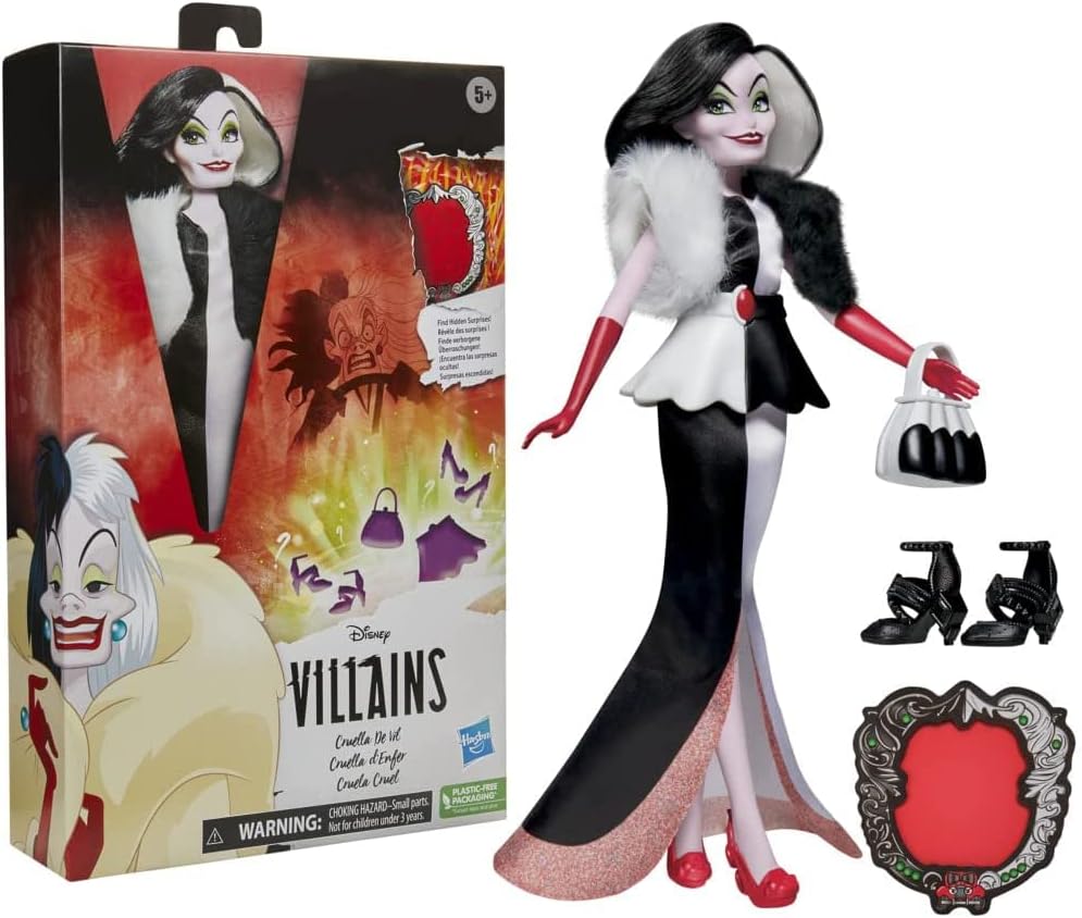 Disney Villains – Cruella De Vil 12in Fashion Doll