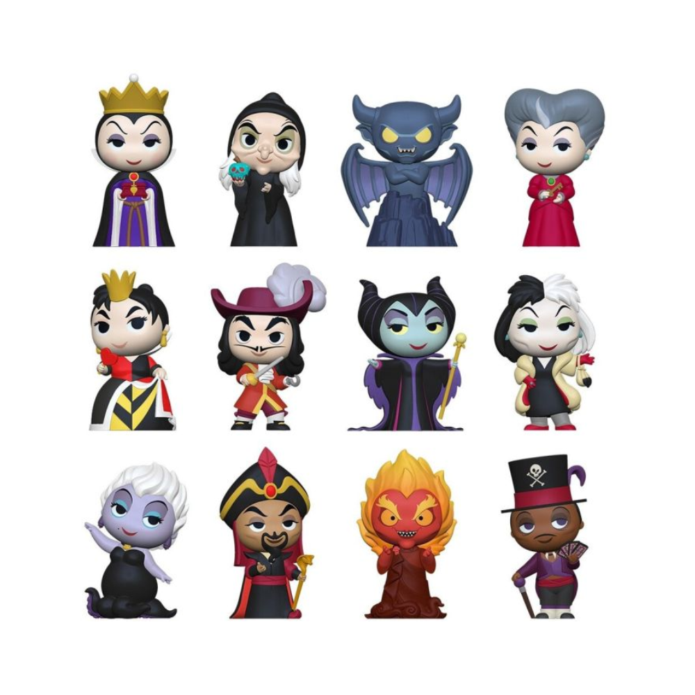 Funko Mystery Minis – Disney: Villains – 12 Assorted