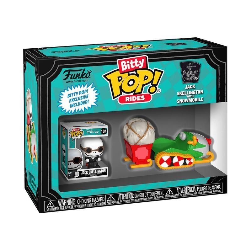 Bitty POP! Rides: The Nightmare Before Christmas – Jack Skellington with Snowmobile