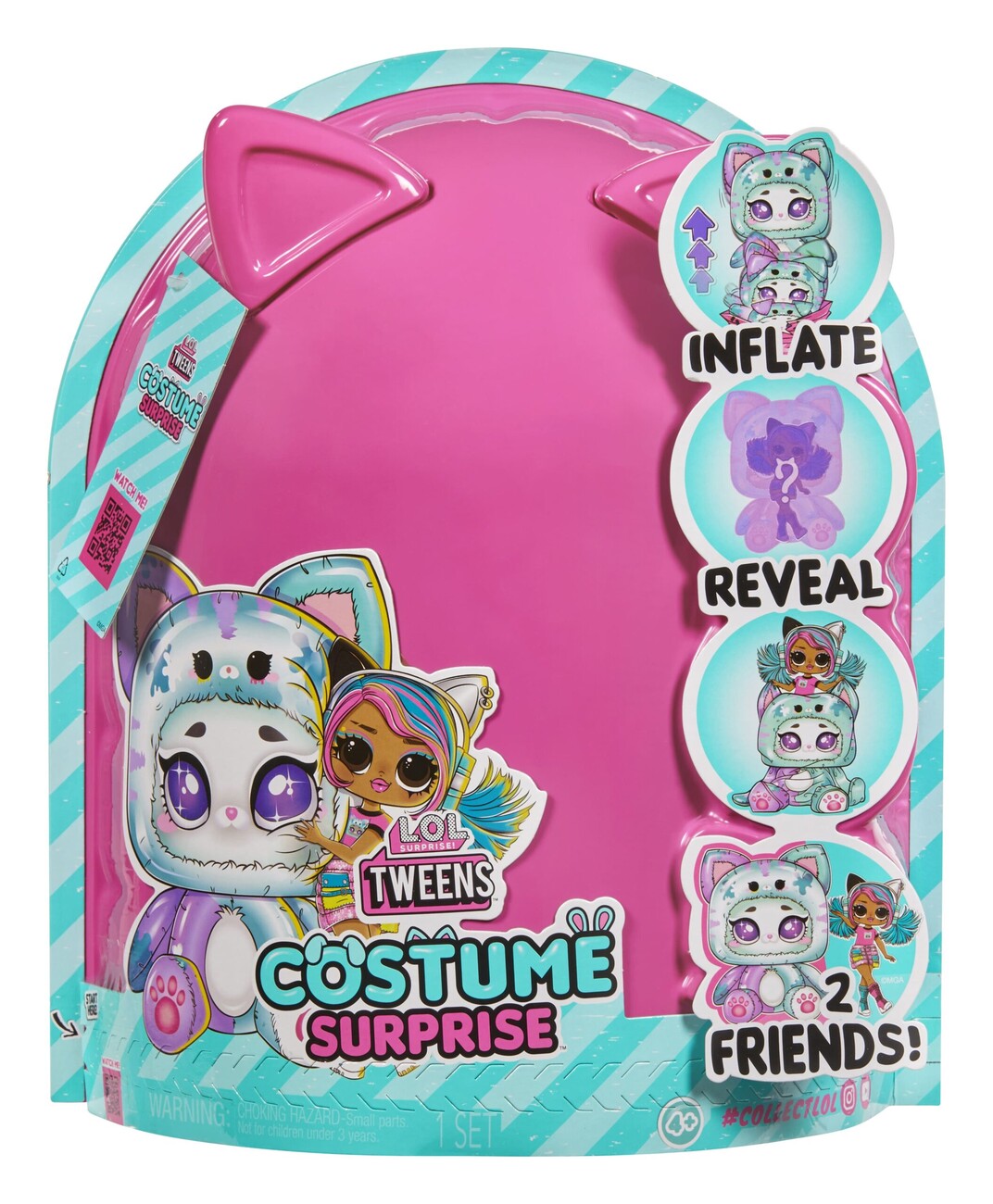 L.O.L. Surprise - Tweens - Costume Surprise - Emma Emo - Fashion Doll w/ Inflatable Pet Costume