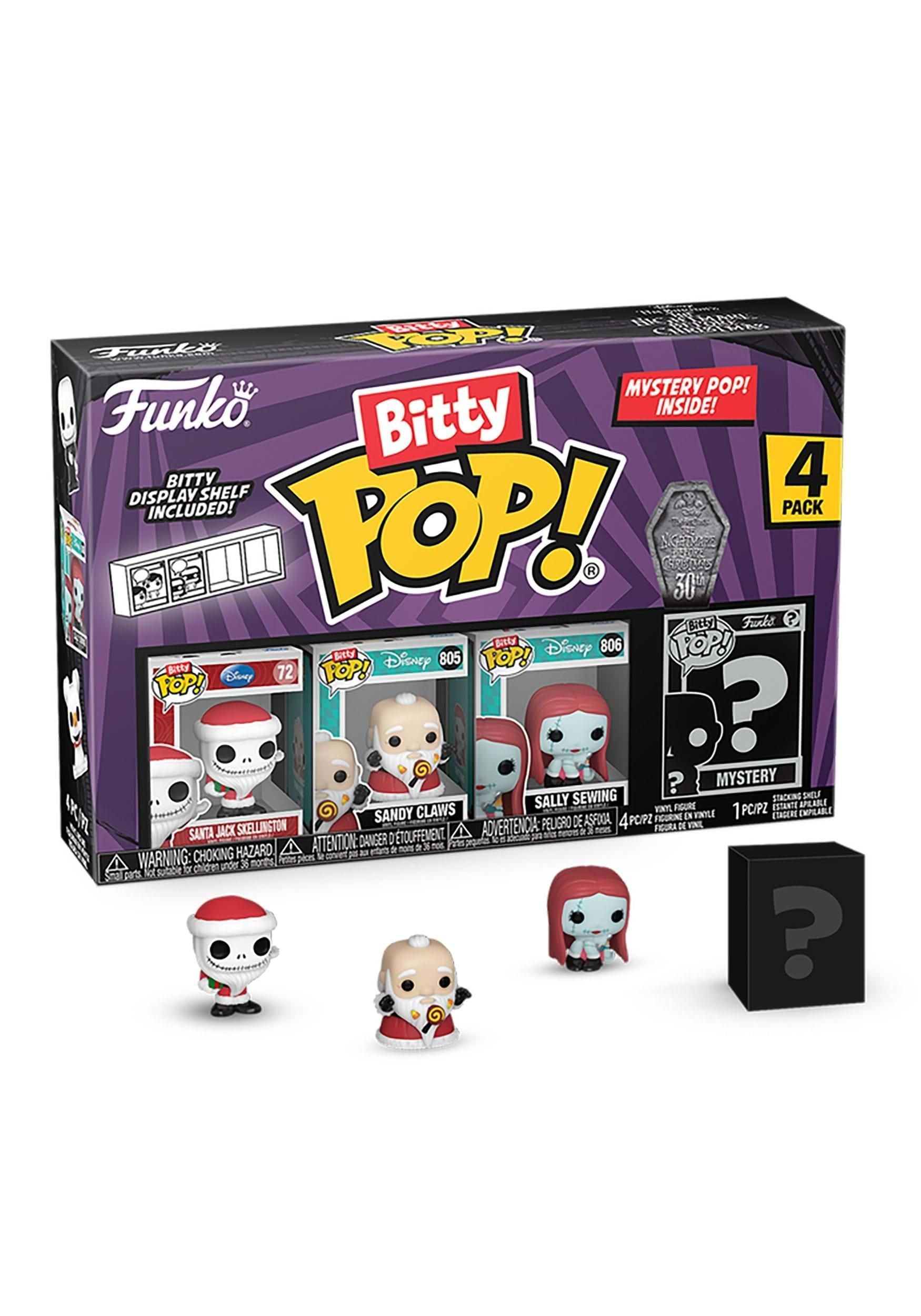 Funko Bitty Pop! The Nightmare Before Christmas - Pumpkin King 4-Pack