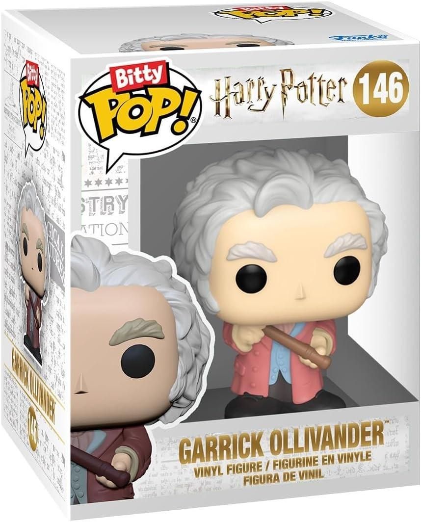 FUNKO Bitty POP! Town: Harry Potter - Garrick Ollivander & Ollivanders Wand Shop