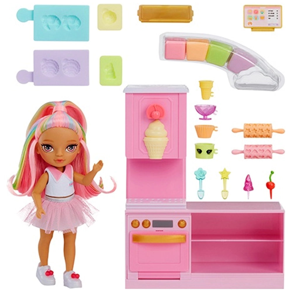 Rainbow High - Little Dessert Shop With Kandy Playset w/ Doll