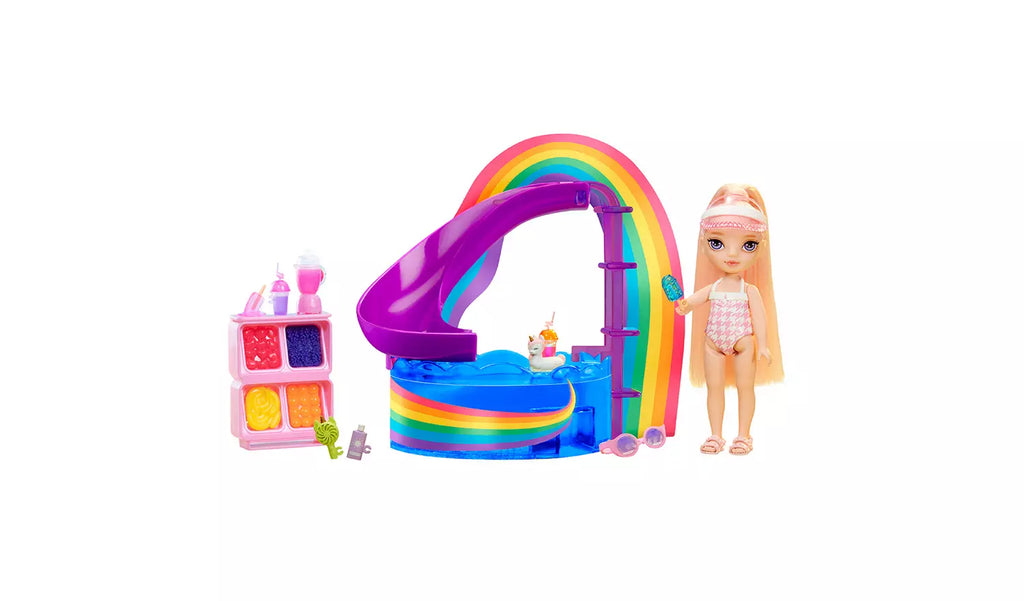 Rainbow High - Little Pool Day With Blush Playset w/ Doll